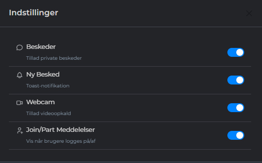 Ny Funktion - Join/Part Meddelser - Logget Af/På
