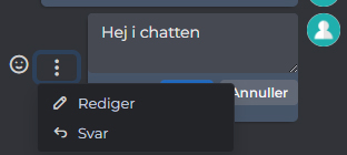Ny Funktion - Rediger egne beskeder i chatrum