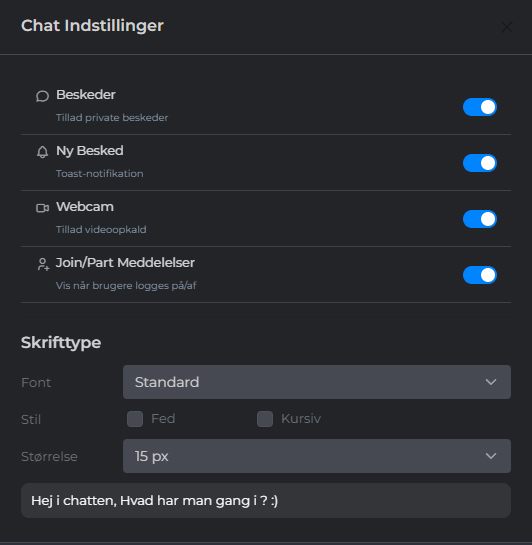 Ny Funktion - Skrifttype, Fed, Kursiv