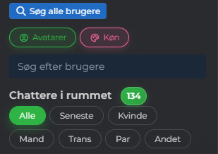 Ny Opdatering - Antal Chattere i rummet