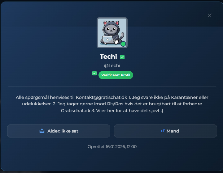 Ny Opdatering - Bliv verificeret med billede