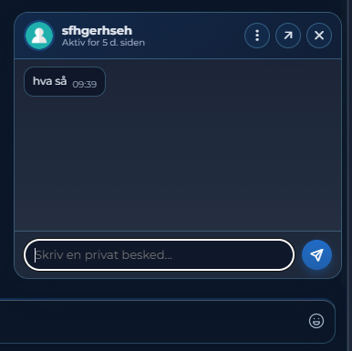 Ny Opdatering - Messenger/Beskeder