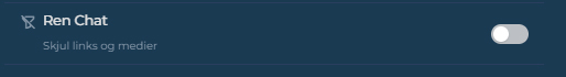 Ny Opdatering - Skjul Youtube/Links/Gifs - Ren Chat