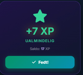 Ny Opdatering - XP Shop - XP Point System