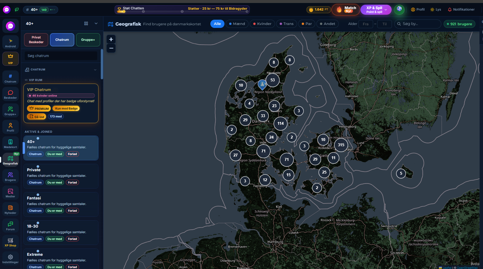 Ny Opdatering - Geografisk Kort
