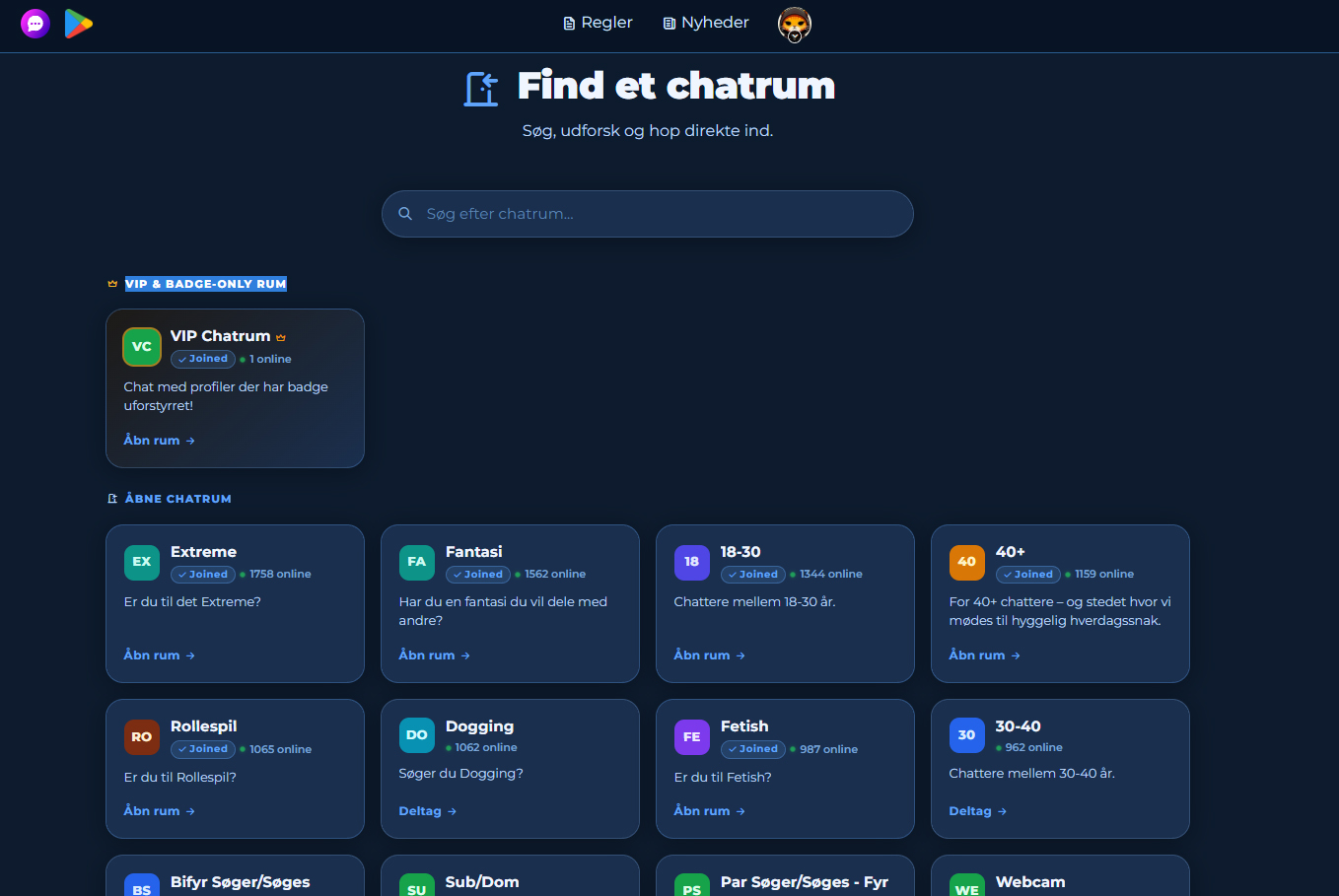 Ny Opdatering - Nyt layout på forsiden samt farver